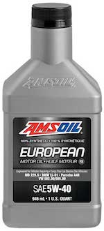 European Car Formula 5W-40 Classic Emissions System Protection Synthetic Oil